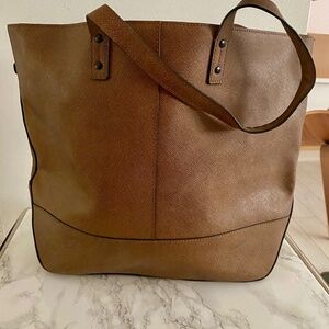 Tribeca leather tote bag